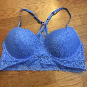 Blue Lace Wireless Bralette from Pink by VS